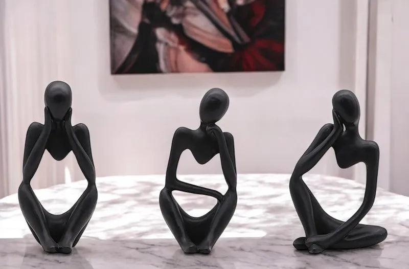 MODERN THINKER SCULPTURE