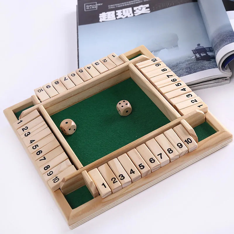 ULTIMATE WOODEN SHUT THE BOX GAME