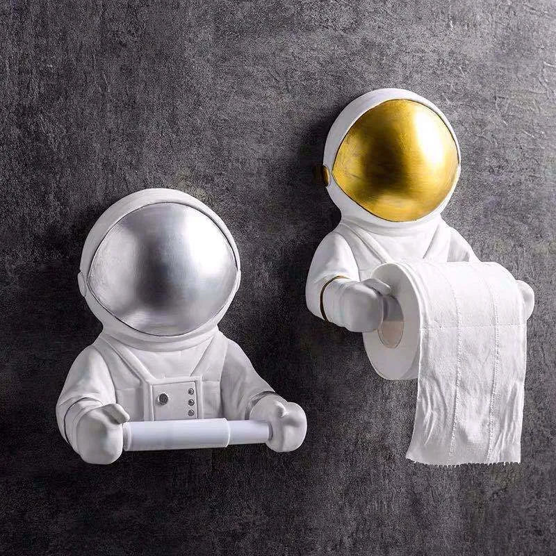 ASTRONAUT TOILET PAPER HOLDER
