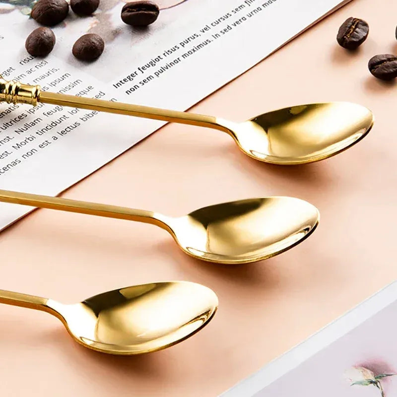 LUXE MARBLE CUTLERY SET