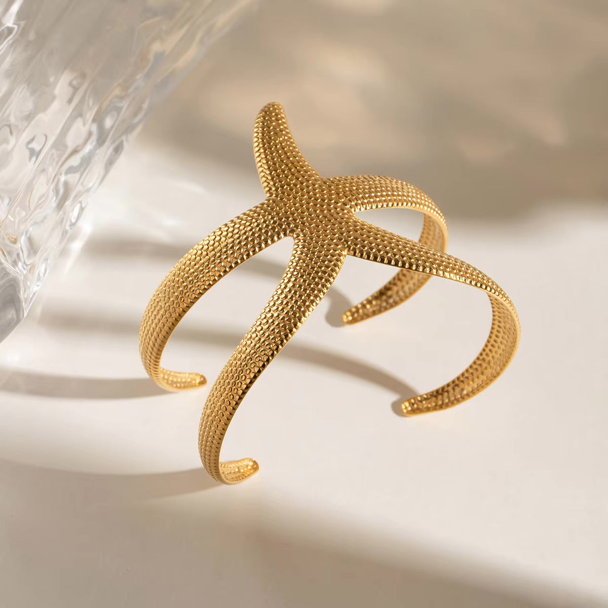 Annika Gold Starfish Cuff 4