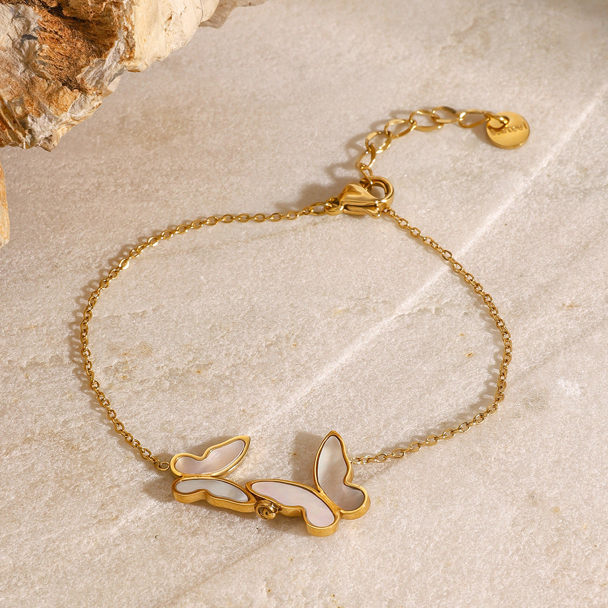 Blaire Butterfly Pearl Bracelet 3