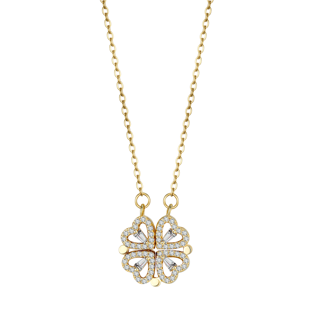 Clover Hearts Necklace 0