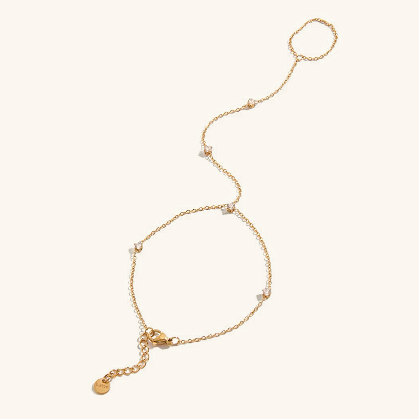 Cressida Diamond Hand Chain 0