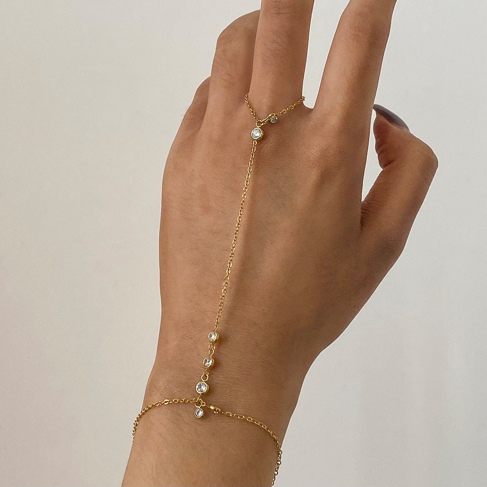 Elina Diamond Hand Chain 1