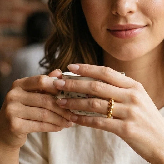 Calma Bead Anxiety Ring