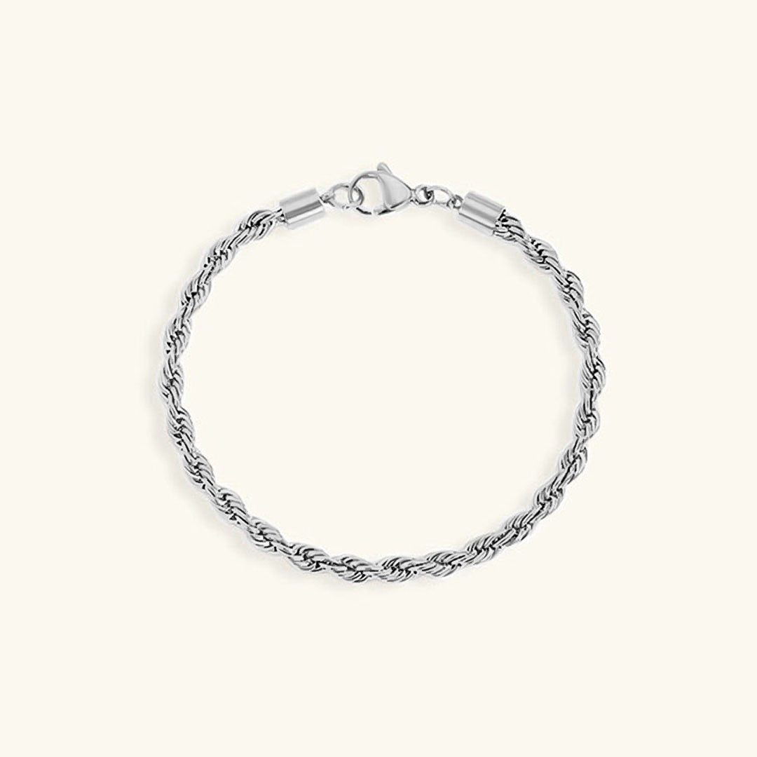 Gigi Rope Chain Gold Bracelet 5