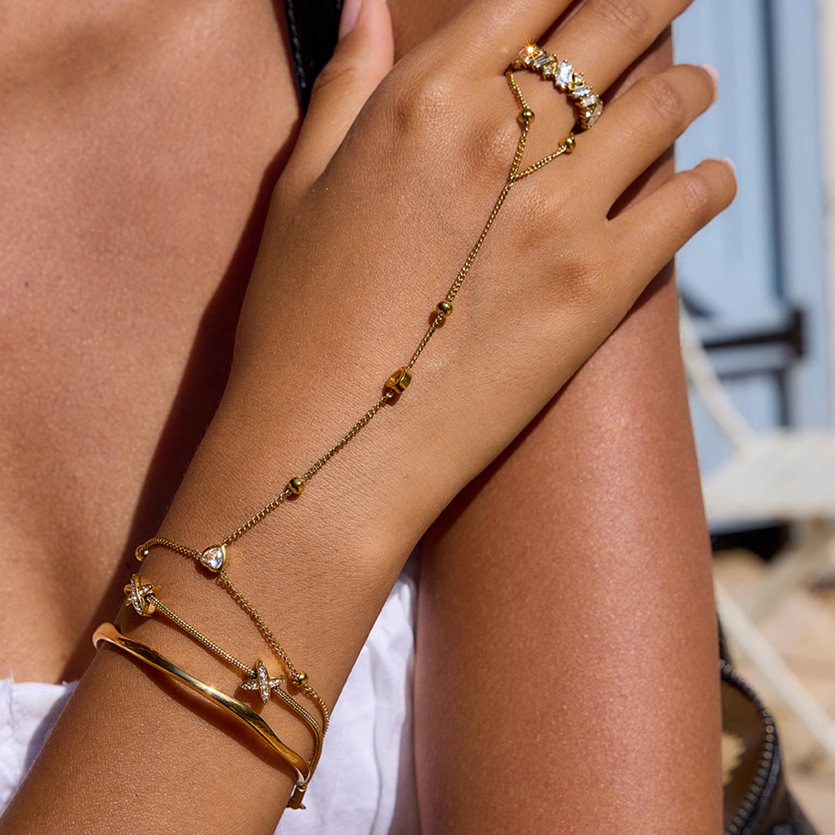 Haisley Gold Bangle 2