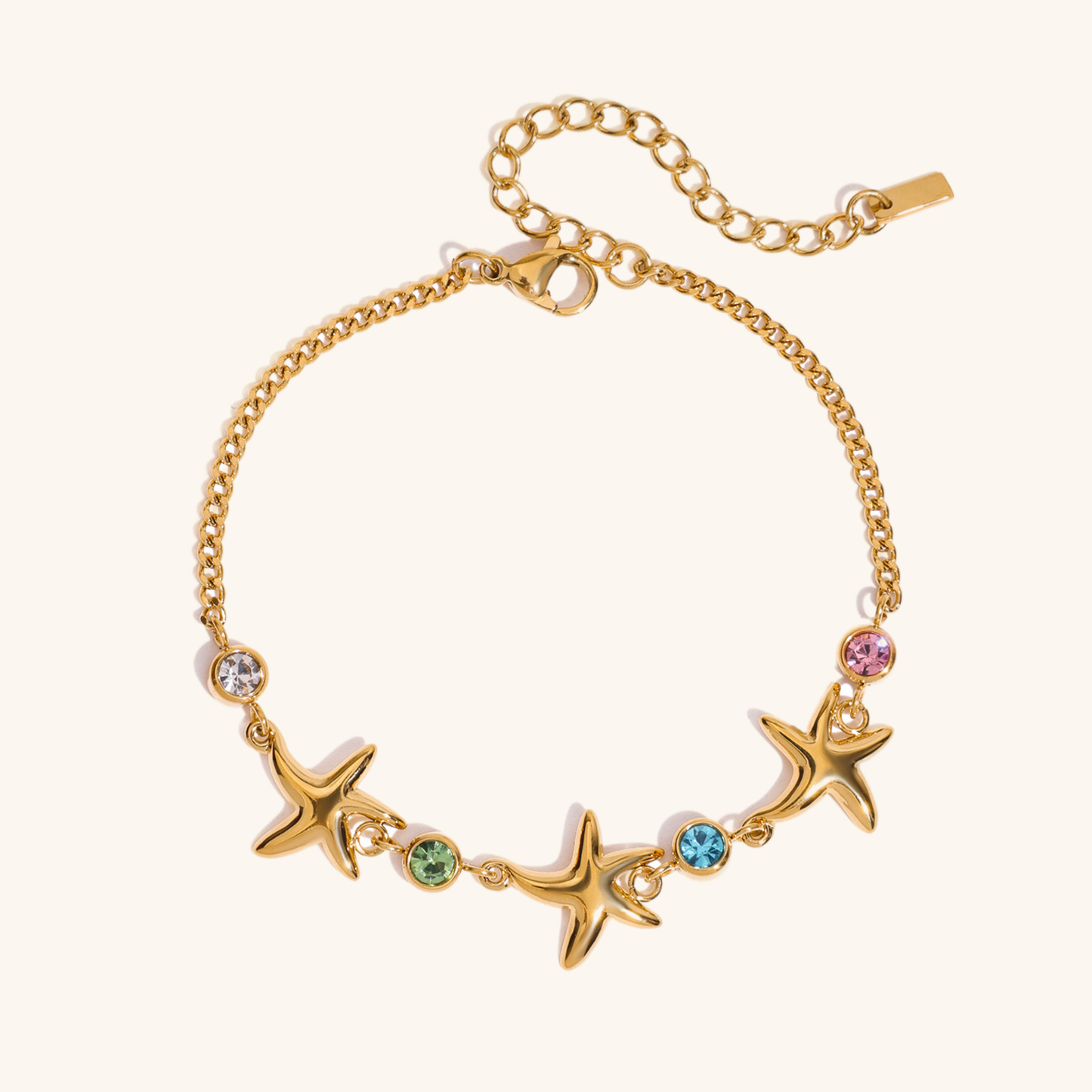 Kristine Golden Starfish Bracelet 0