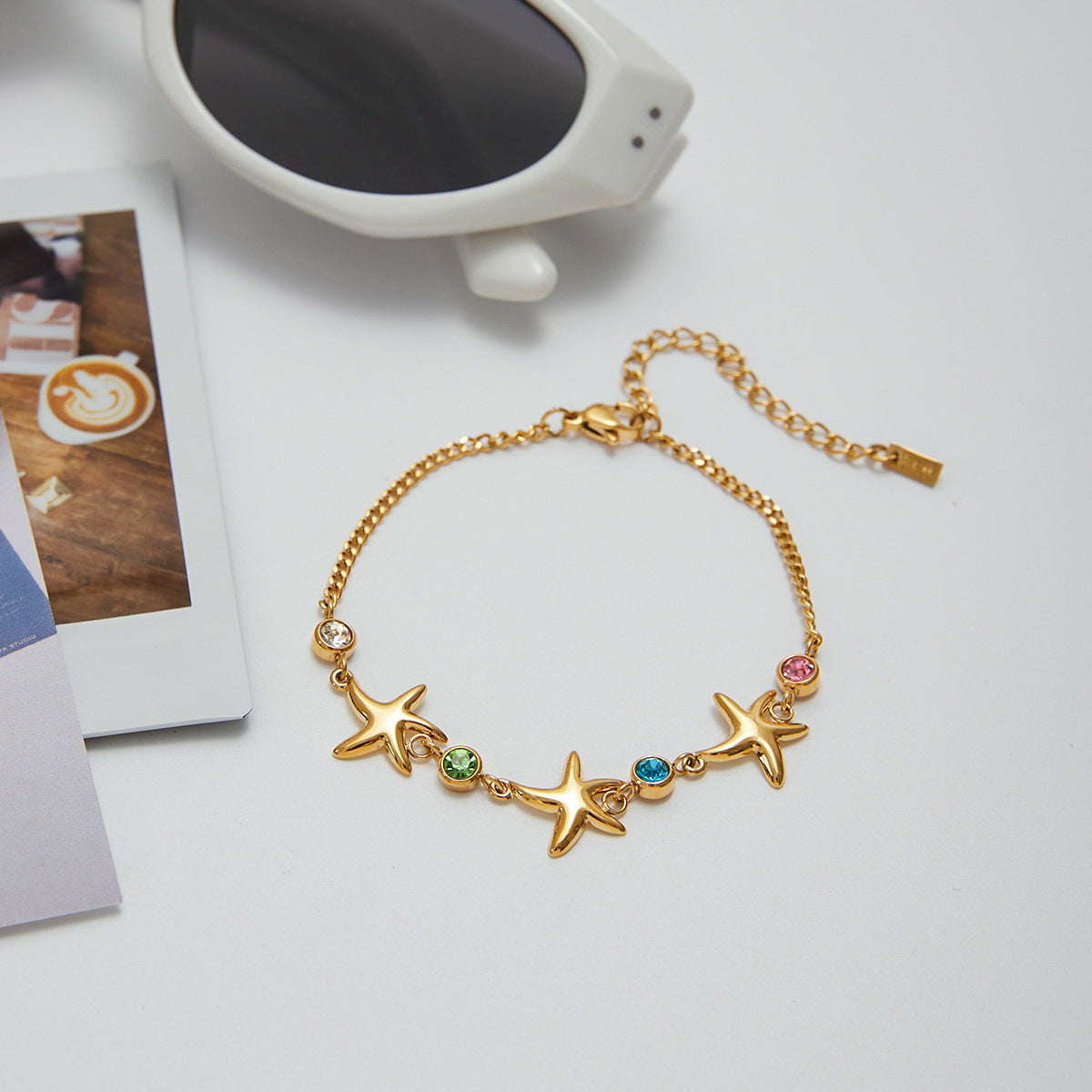 Kristine Golden Starfish Bracelet 4