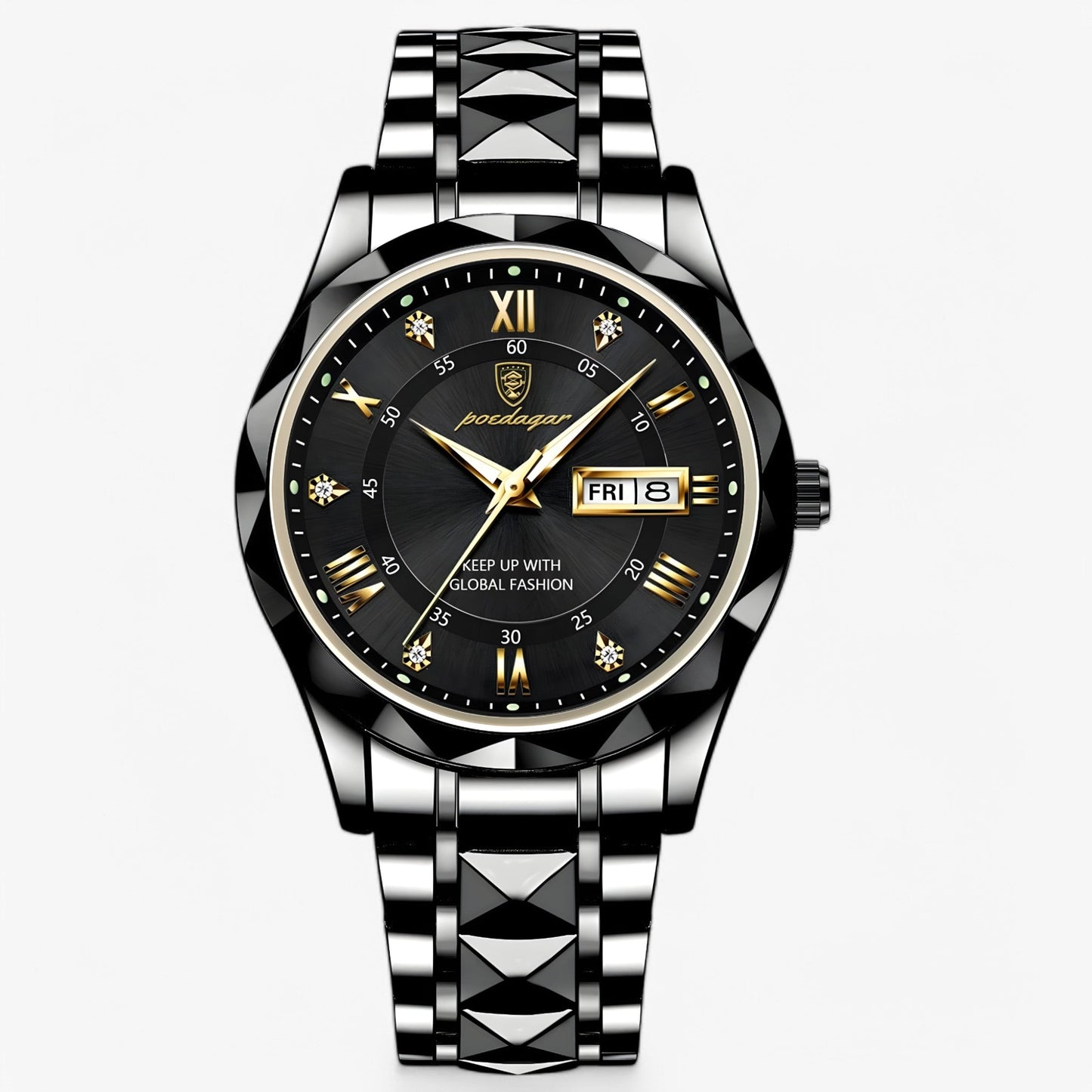 Luxury Men’s Wristwatch with Precision Quartz Movement