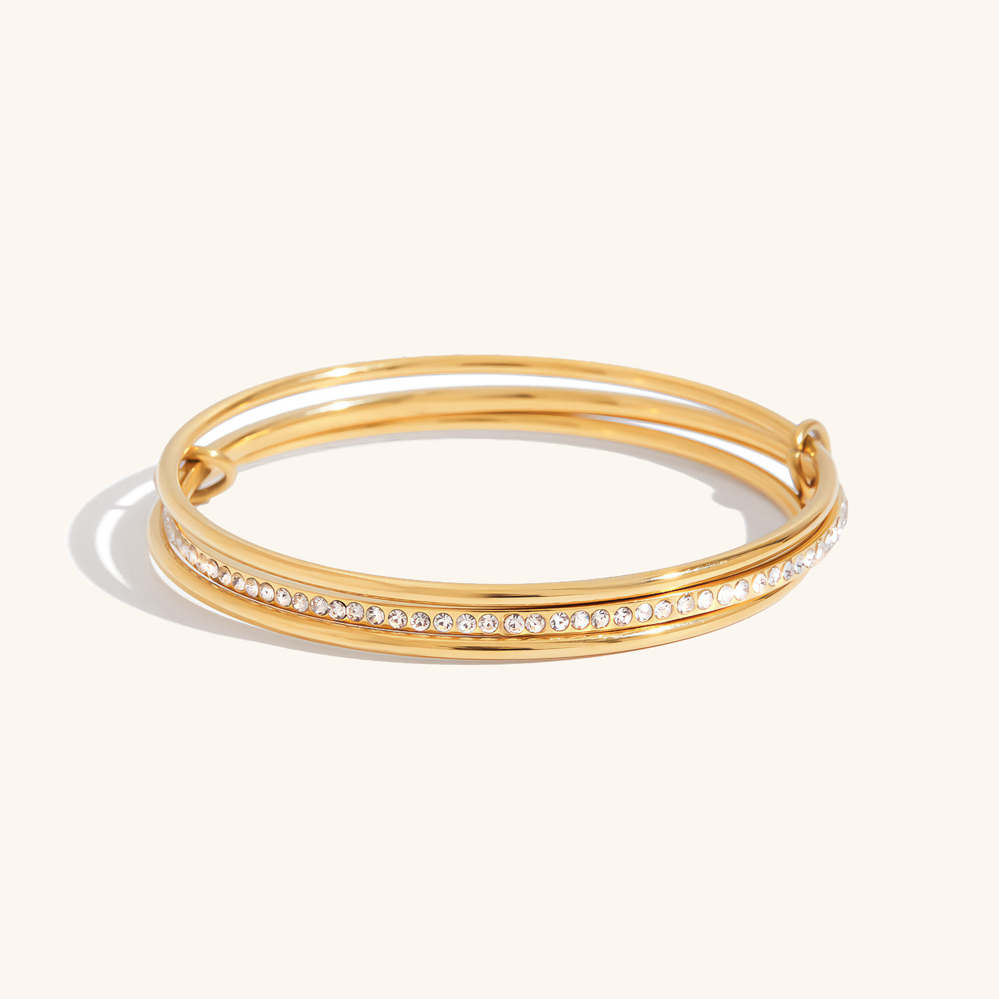 Quinley Stacked Diamond Bracelet 0