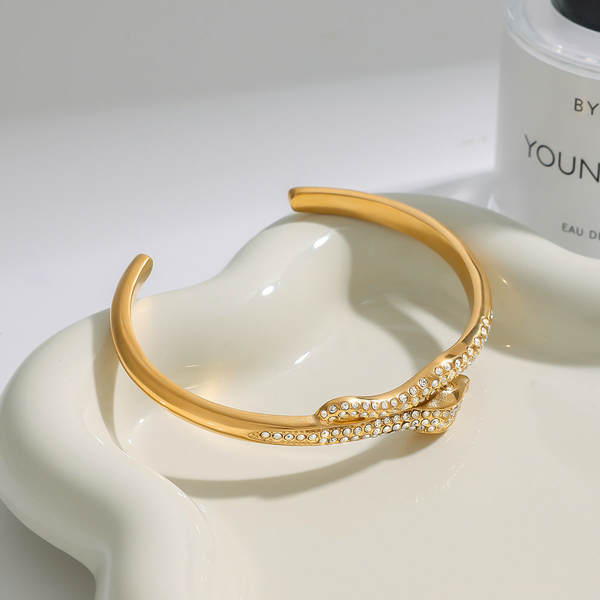 Rosalee Serpentine Diamond Bangle 6