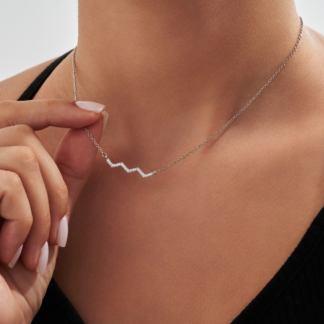 Silver Highs & Lows Necklace 2