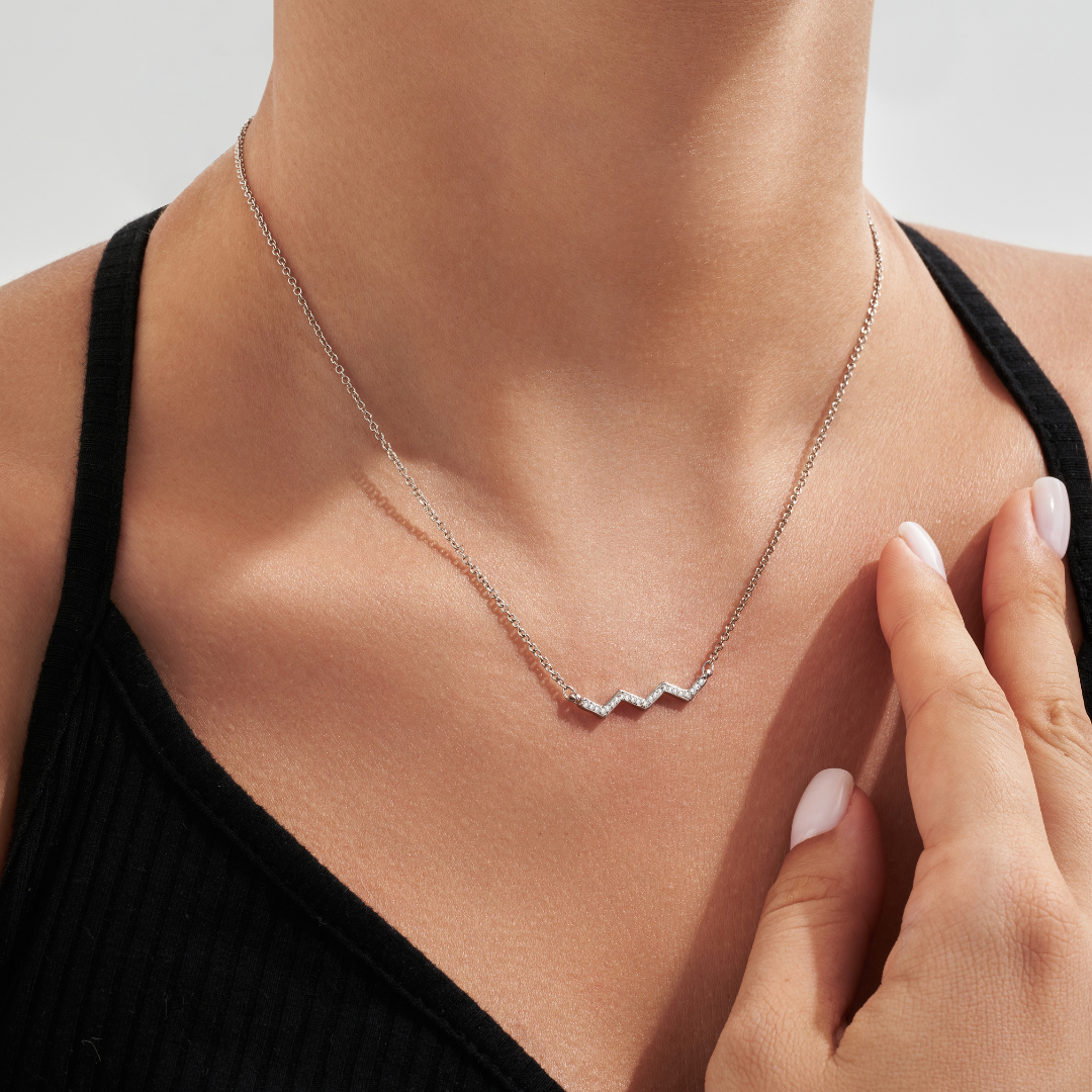 Silver Highs & Lows Necklace 4