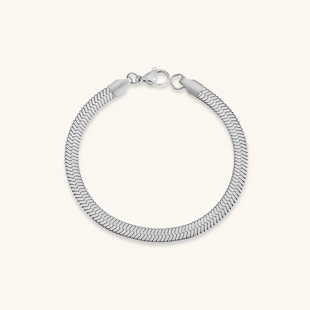 Vida Gold Herringbone Bracelet 13