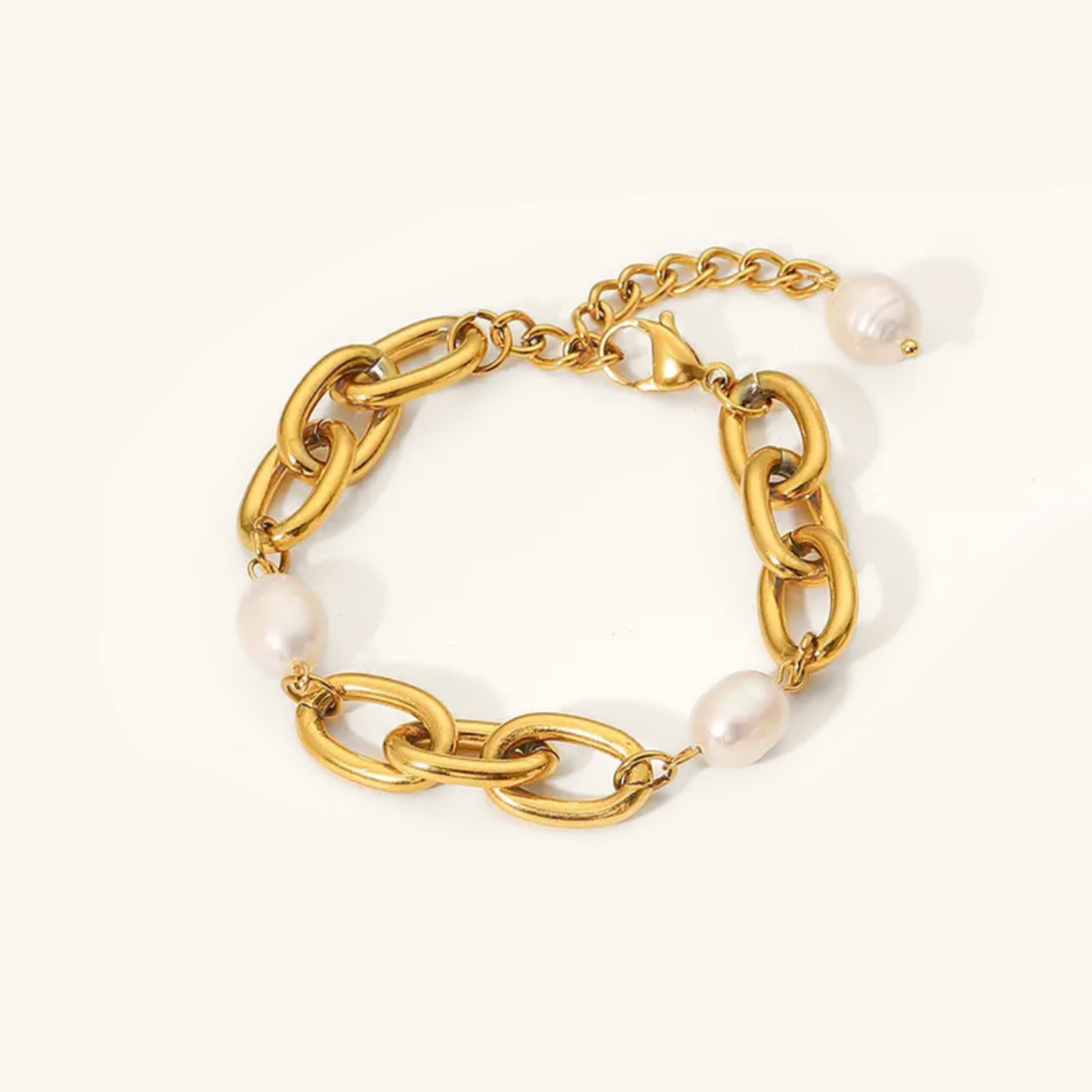 Ysabel Chunky Freshwater Pearl Bracelet 0