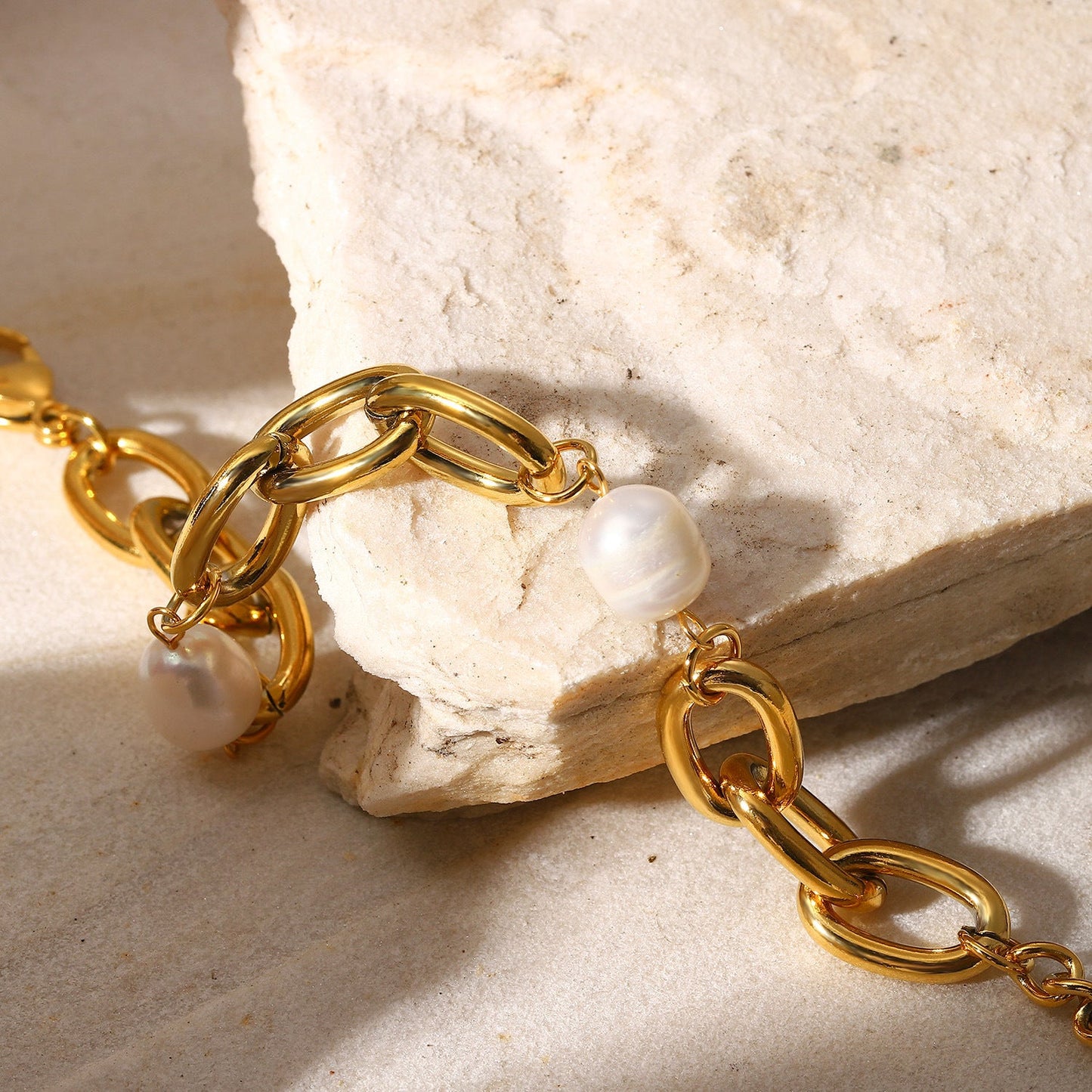 Ysabel Chunky Freshwater Pearl Bracelet 6