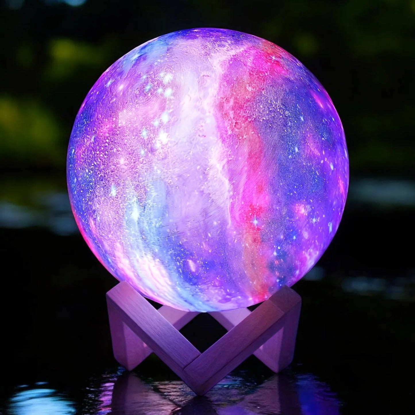 3D GALAXY MOON LAMP