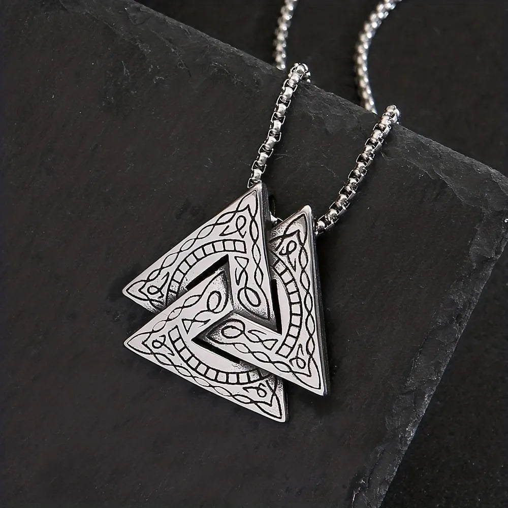 VALKNUT EMBLEM NECKLACE
