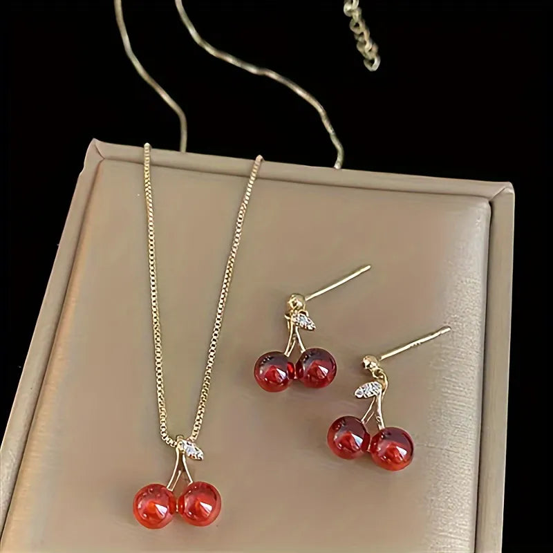 CHERRY CHARM SET