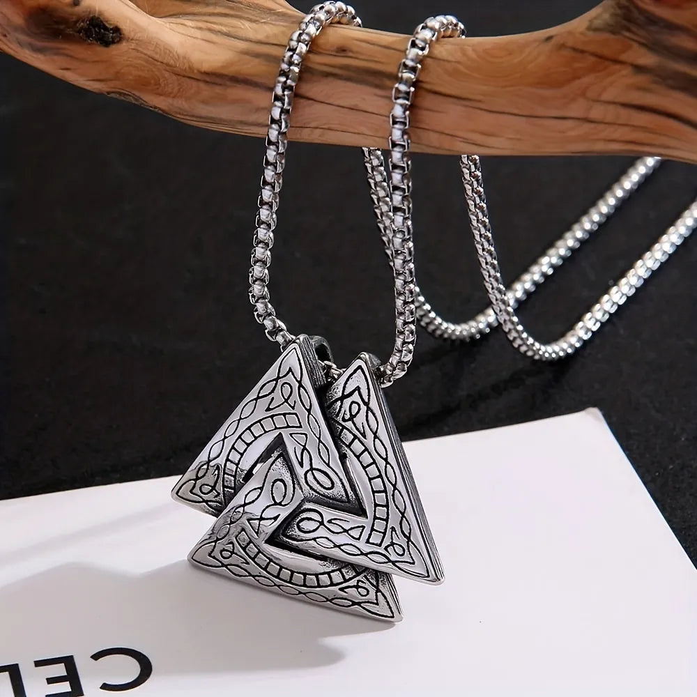 VALKNUT EMBLEM NECKLACE
