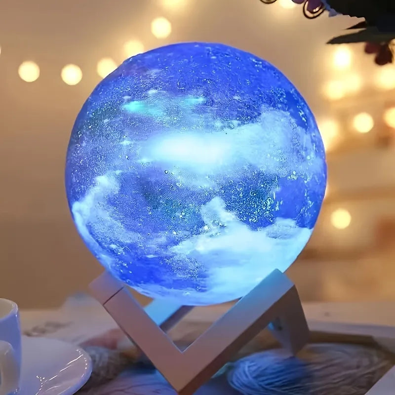 3D GALAXY MOON LAMP