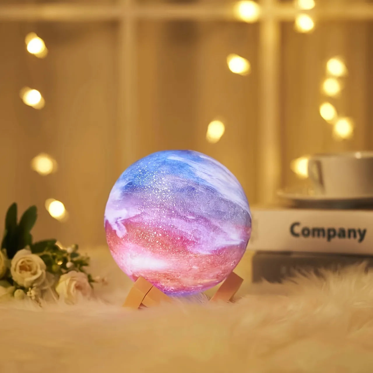 3D GALAXY MOON LAMP