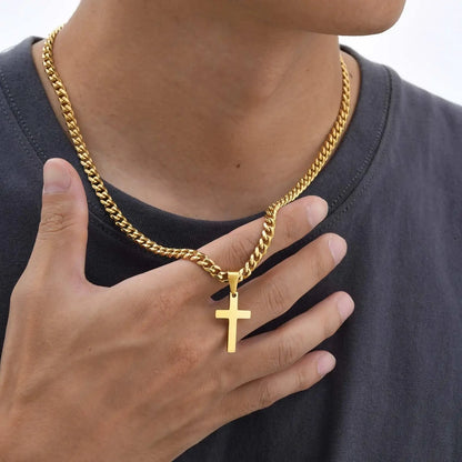 Cuban Chain Cross