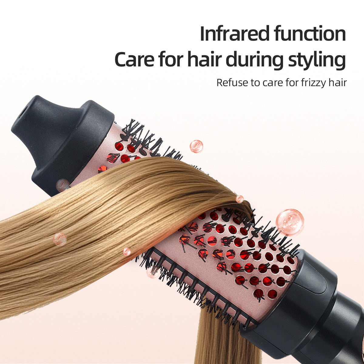 Heated Styling Brush 3-in-1 Ionic Hair Curler