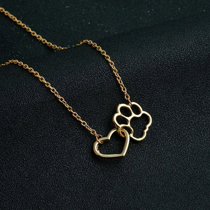 PAW HEARTH PENDANT