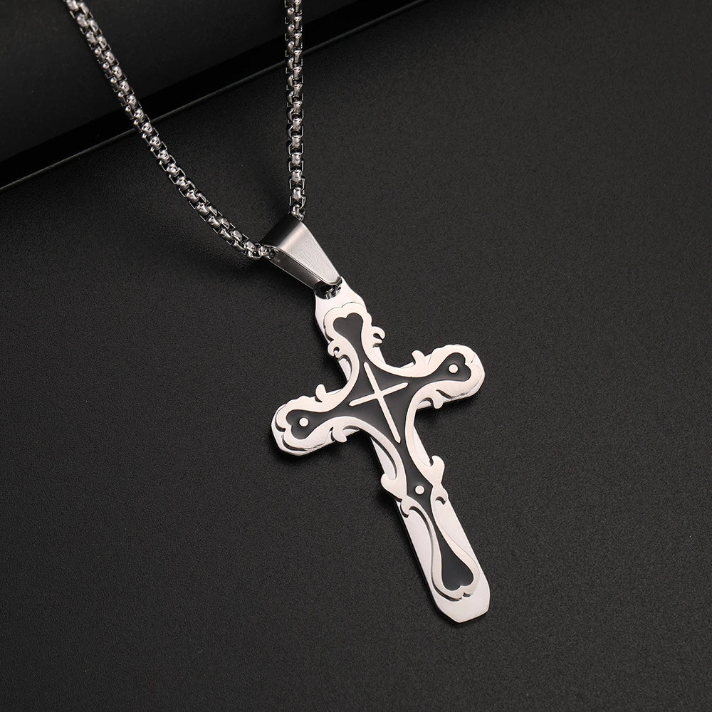 Trinity Cross Necklace