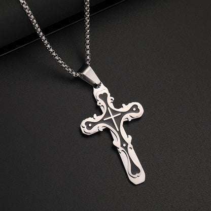 Trinity Cross Necklace