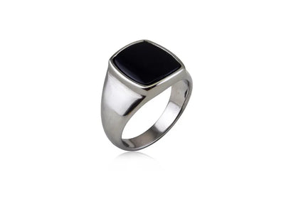 Black Stone Ring