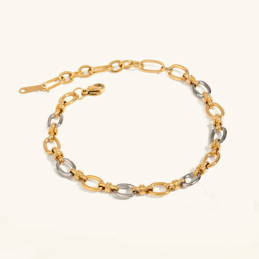 Addison Two Tone Gold Bracelet 0