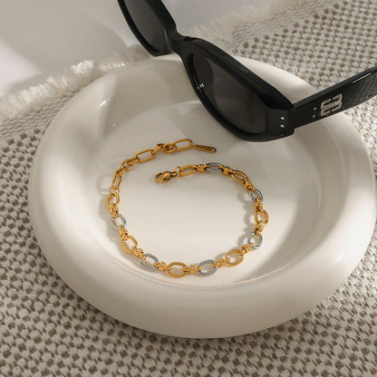 Addison Two Tone Gold Bracelet 3