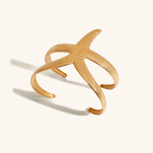 Annika Gold Starfish Cuff 0
