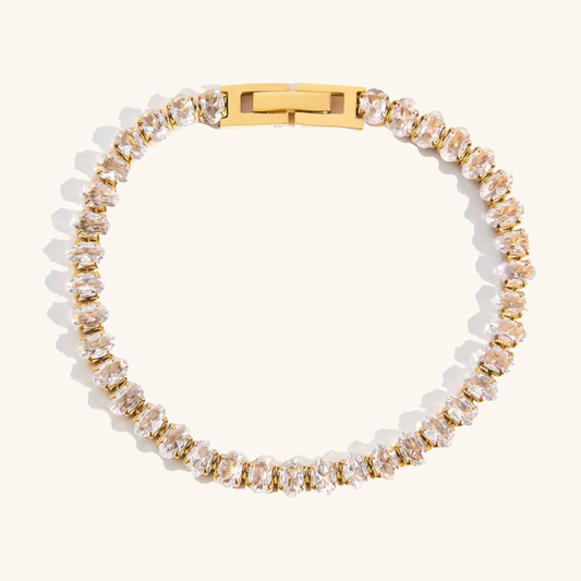 Avaria Oval Cut Tennis Bracelet 0