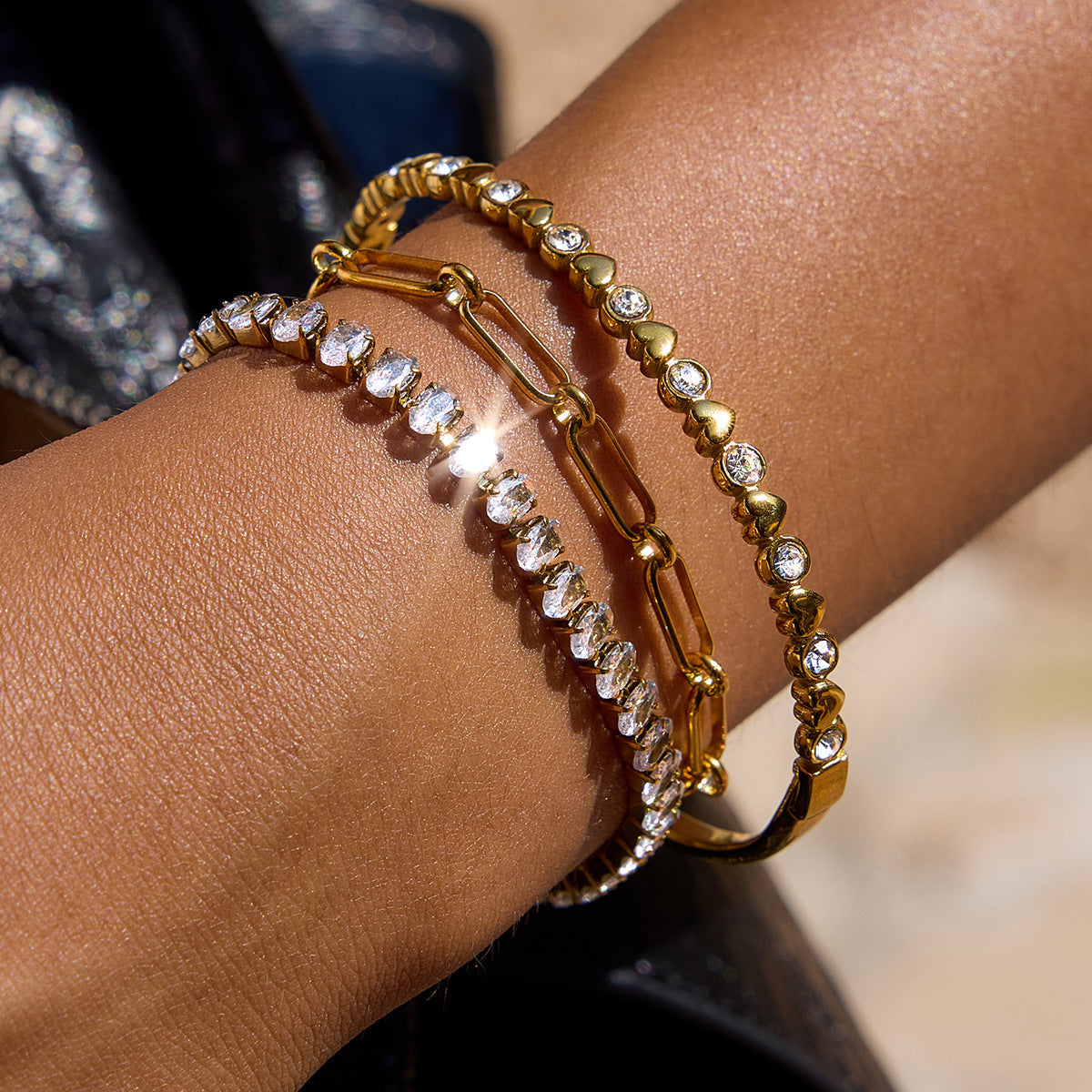Avaria Oval Cut Tennis Bracelet 2