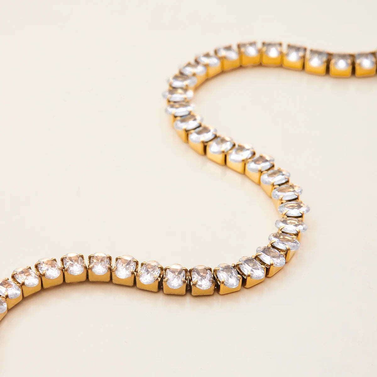 Avaria Oval Cut Tennis Bracelet 7