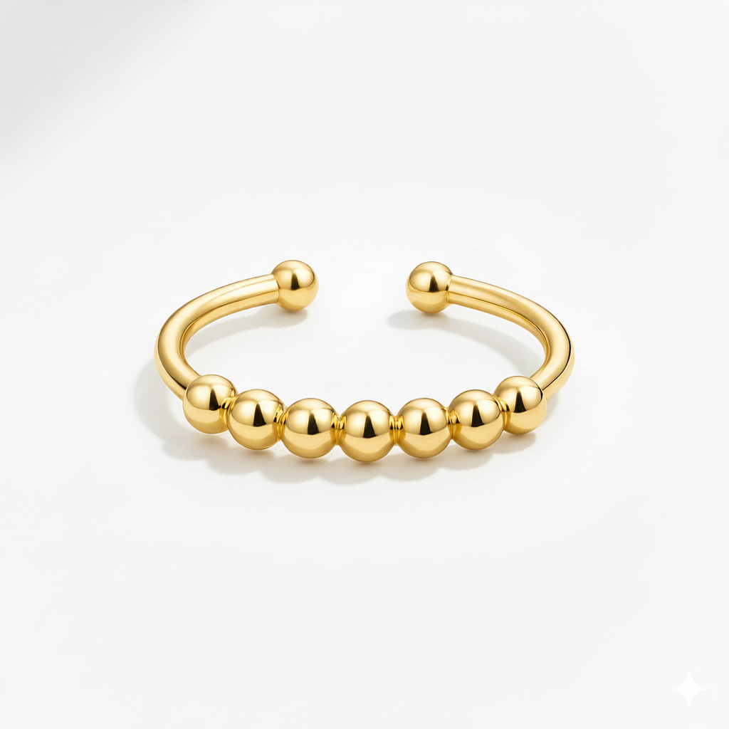 Calma Bead Anxiety Ring