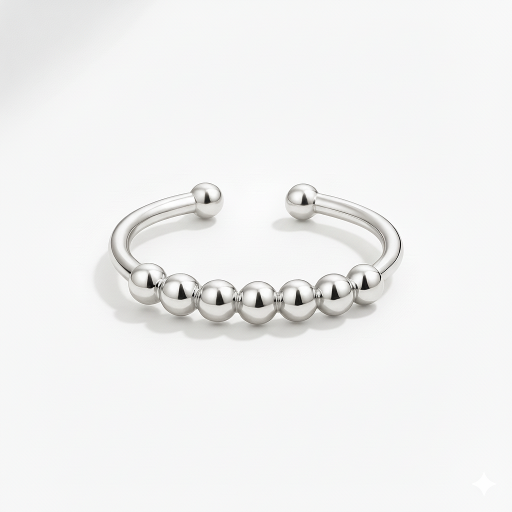 Calma Bead Anxiety Ring