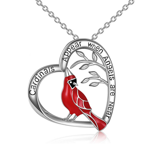 Cardinal Bird Necklace 0