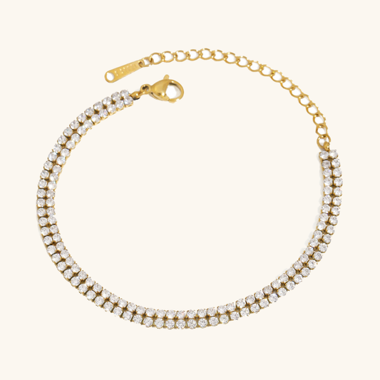 Celene Layered Tennis Bracelet 0