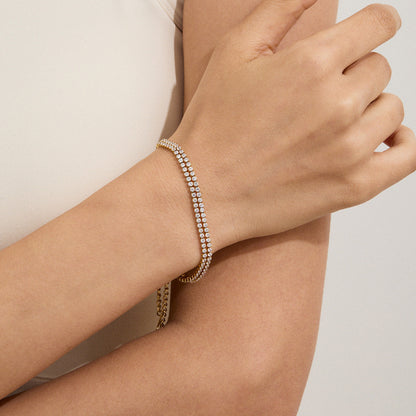 Celene Layered Tennis Bracelet 1