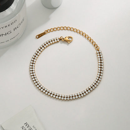 Celene Layered Tennis Bracelet 4