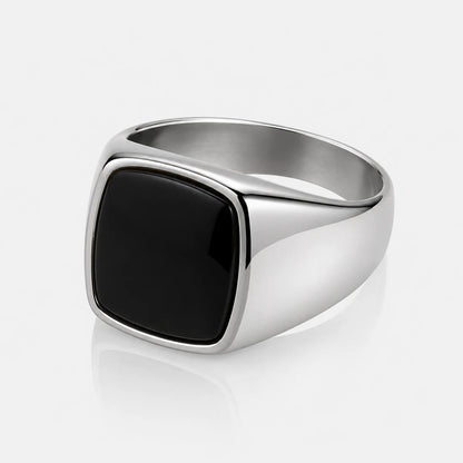 Black Stone Ring
