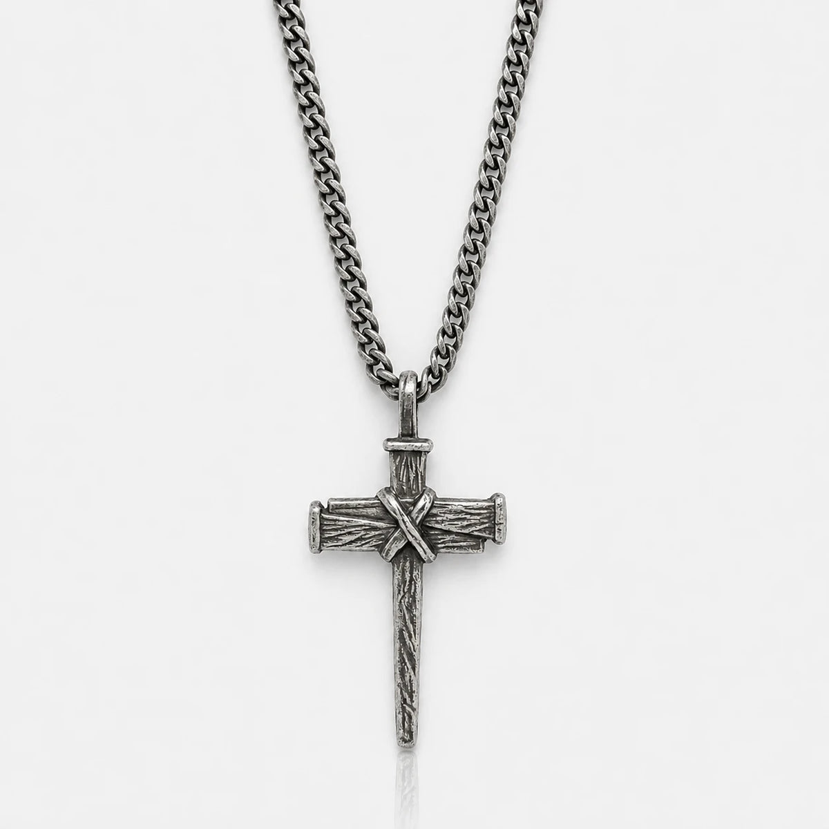 Nail Cross Necklace