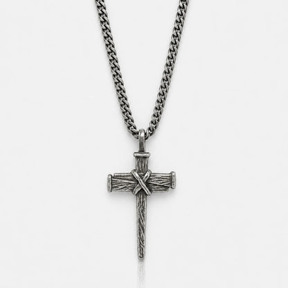 Nail Cross Necklace