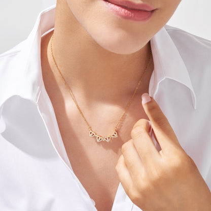 Clover Hearts Necklace 5